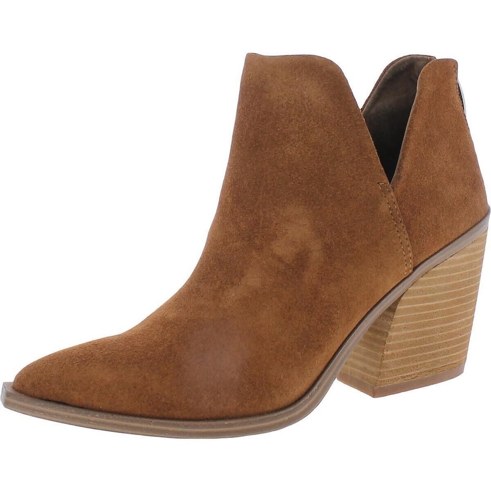 Steve Madden Camryn Women's Tan Suede Ankle Boots S/ 6.5